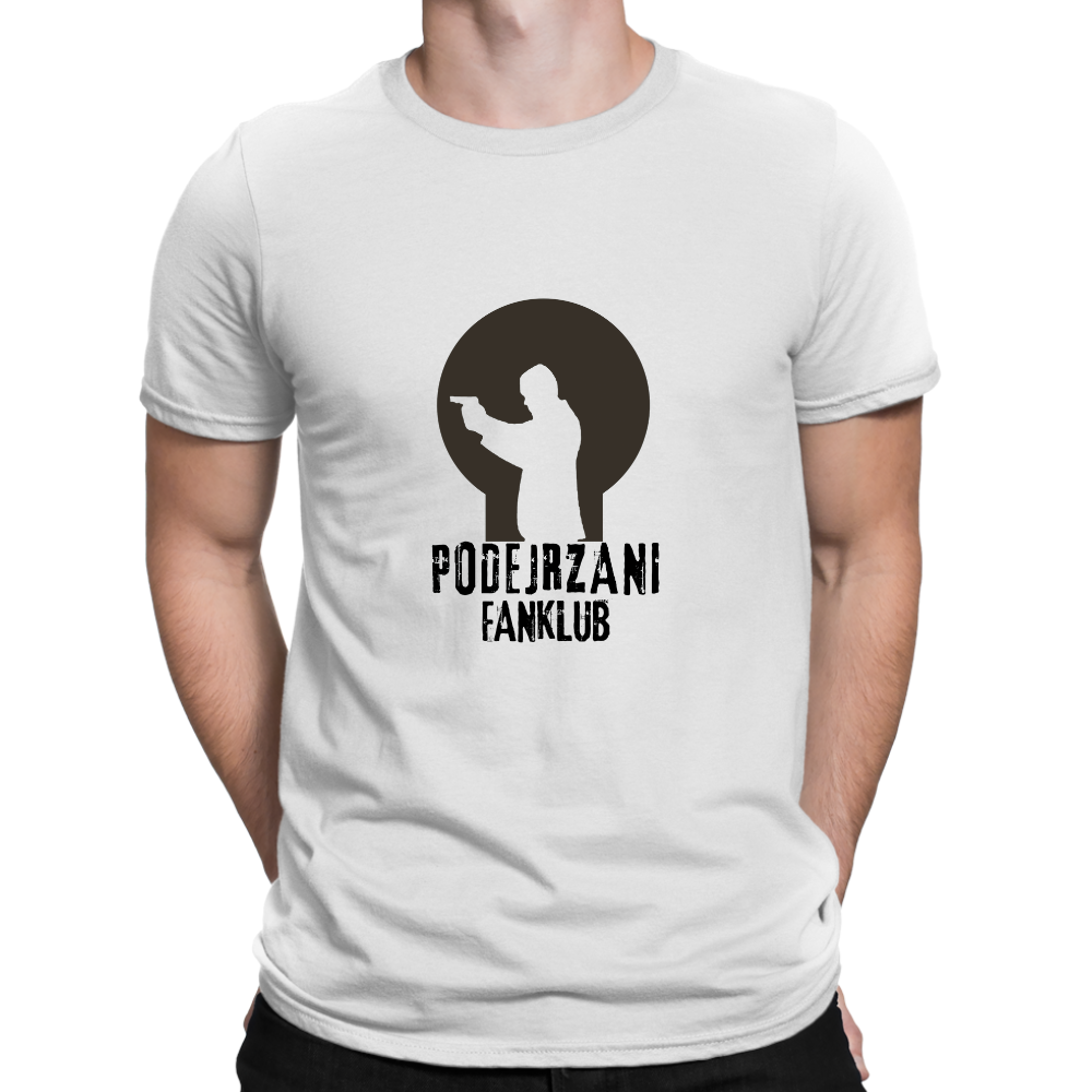 Koszulka męska - Fanklub Podejrzani - Biały